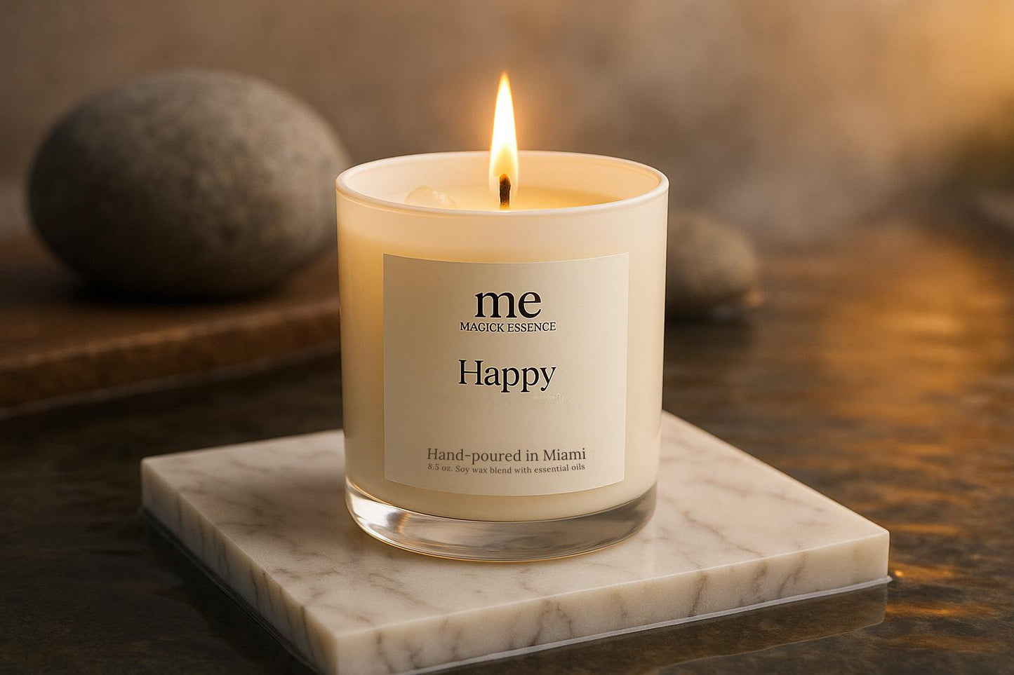 HAPPY Intention Candle