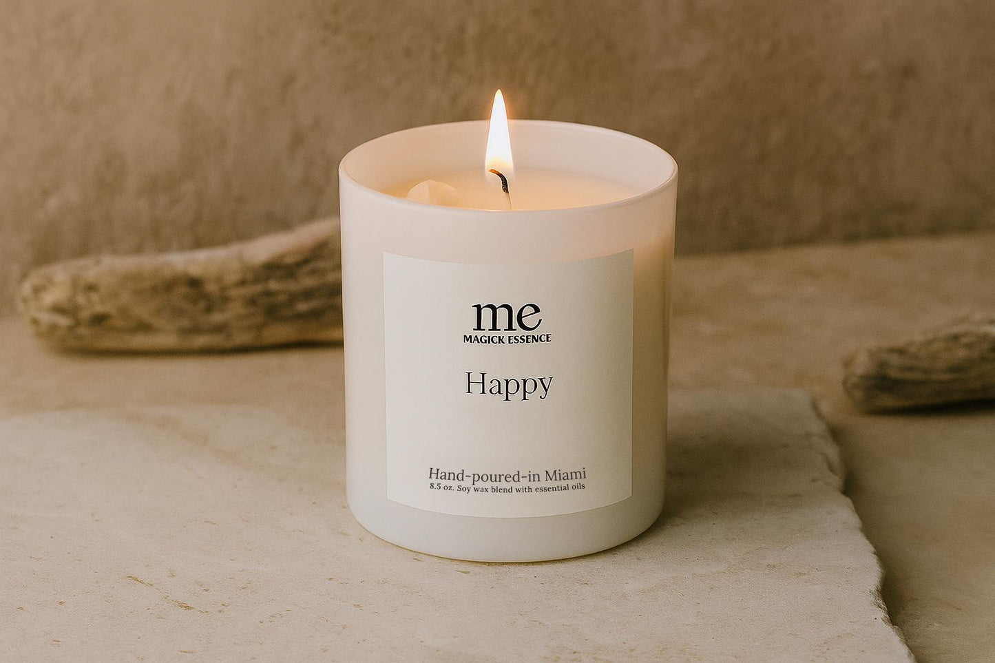 HAPPY Intention Candle