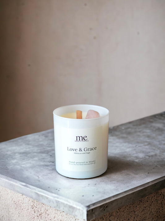 LOVE & GRACE Intention Candle